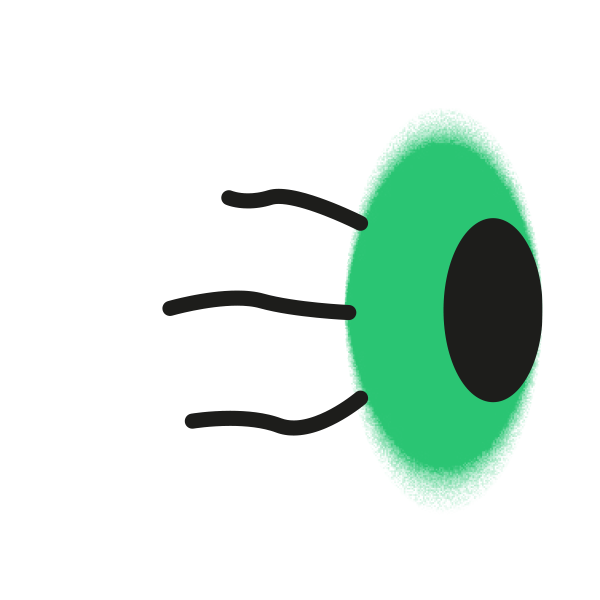 ögonkollen dekorativ maskot